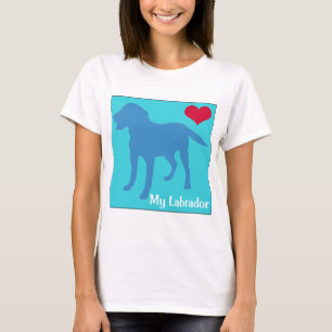 Älska min Labrador T-shirt