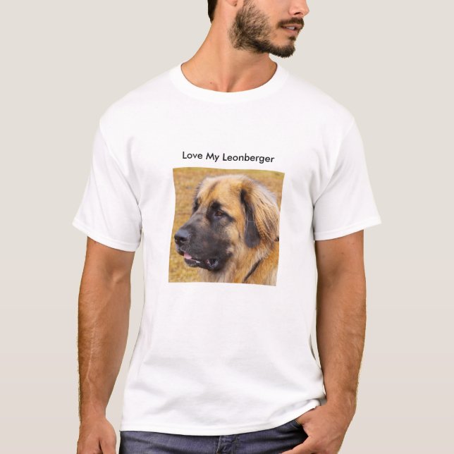 Älska min Leonberger T-shirt (Framsida)