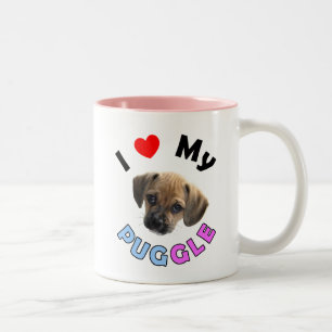 Älska min Puggle mugg