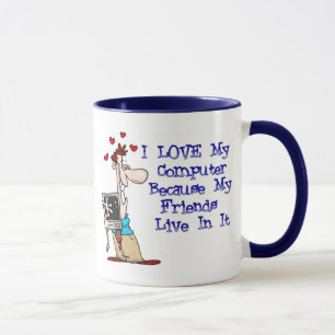 Älska min Puter kaffemugg