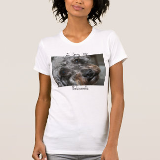 Älska min Schnoodle skjorta T-shirt