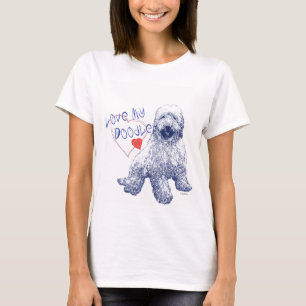 Älska mitt klotter t-shirt