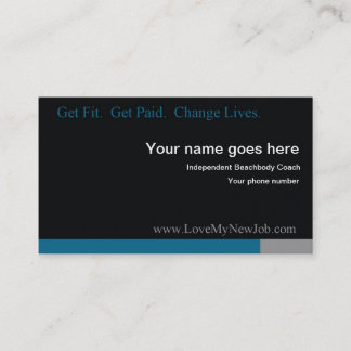 Älska mitt nya jobbaffärs-kort 2 visitkort