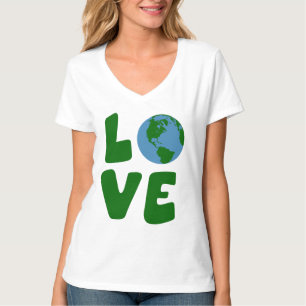 Älska morjordplanet t-shirt