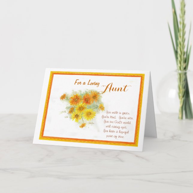 Älska mostermors dag kort (Framsida)