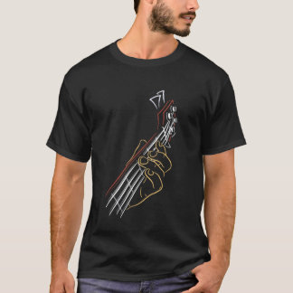 Älska Musik Älska Gitarr T Shirt