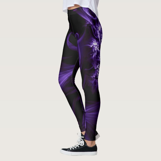 Älska mystic purpurfärgad damasker leggings (Vänster)