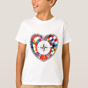 Älska NATO-länder, med NATO T Shirt
