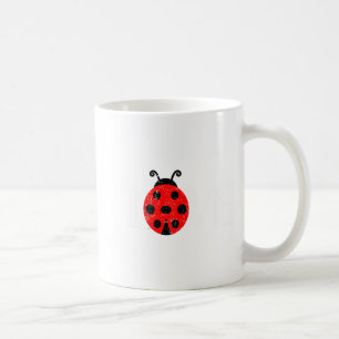 Älska Nyckelpigor Söt Insekt Älskling Flicka Pres Kaffemugg