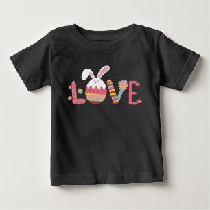 Älska påskägg kanin söt kanin t shirt
