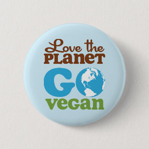 Älska planet går veganen knapp