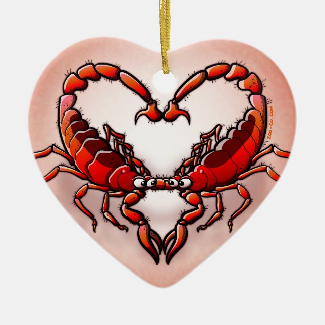 Älska Scorpions Julgransprydnad Keramik (Framsidan)