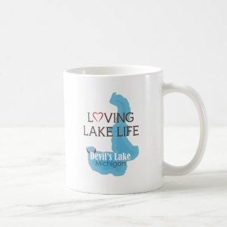 Älska sjöliv, djävulen sjö, Michigan Kaffemugg