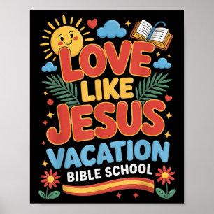 Älska som Jesus Vacation Bible School Vbs 2025 Chr Poster