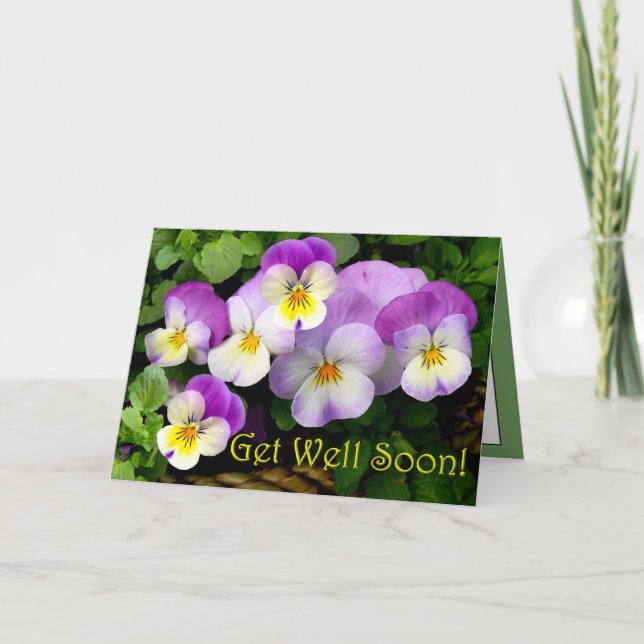 ÄLSKA TANKE~ få väl snart!  Kort (Framsida)