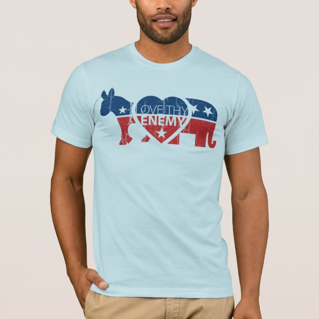 Älska Thy fiende T-shirt (Framsida)