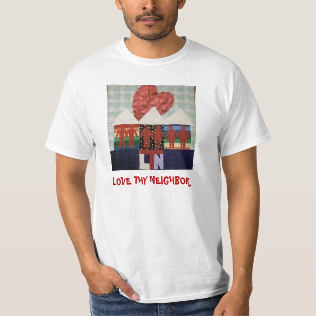 Älska Thy grann Tee Shirt (Framsida)
