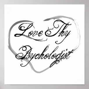 Älska Thy psykolog Poster