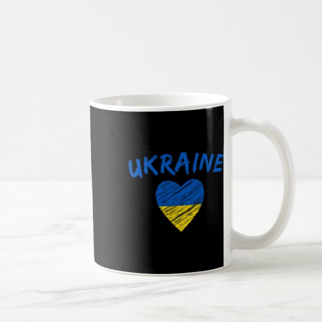 Älska Ukraina  Kaffemugg (Höger)