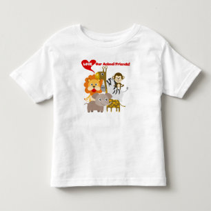 Älska våra djura vänner tee shirt