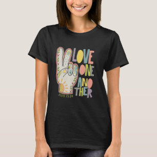 Älska Varandra John 1334 Bibelspråk Kristet T Shirt