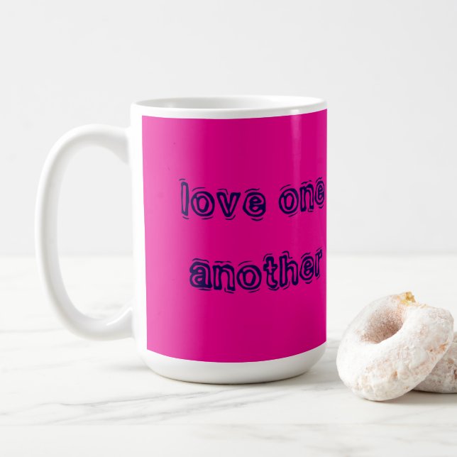 Älska varandra  kaffemug kaffemugg (Med munk)