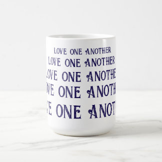 Älska varandra kaffemugg