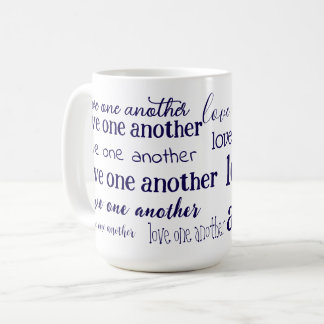 Älska varandra kaffemugg