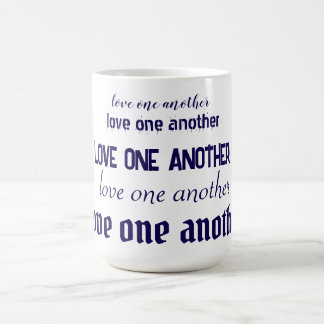 Älska varandra kaffemugg