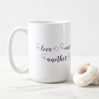 Älska varandra kaffemugg