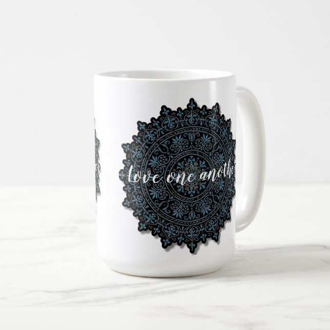 Älska varandra  kaffemugg (Framsida höger)