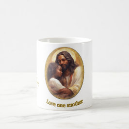 Älska varandra kaffemugg