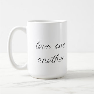 Älska varandra kaffemugg
