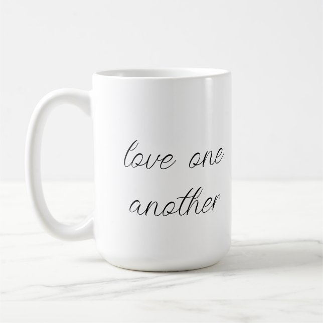 Älska varandra  kaffemugg (Vänster)