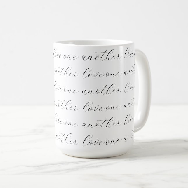 Älska varandra  kaffemugg (Framsida höger)