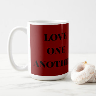 Älska varandra kaffemugg