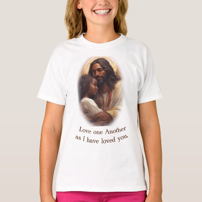 Älska varandra så som jag har älskat Er T Shirt (Framsida)