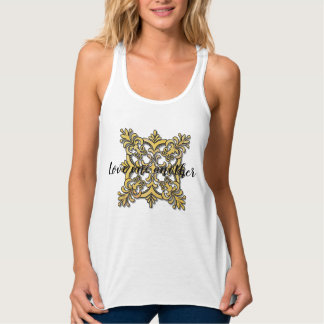 Älska varandra tank top linne med racerback