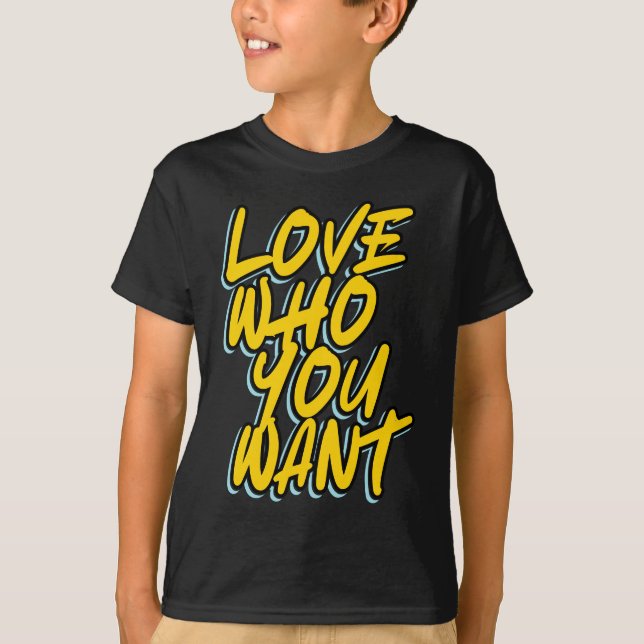 ÄLSKA VEM DU VILL T SHIRT (Framsida)