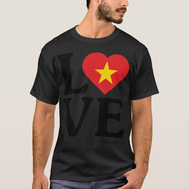 Älska Vietnam vän T Shirt (Framsida)