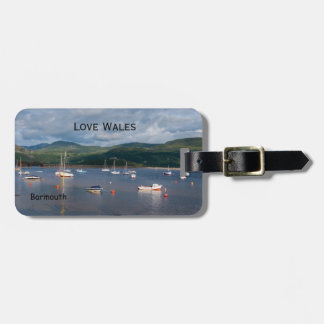 Älska Wales-båtar vid Barmouth Bagagebricka