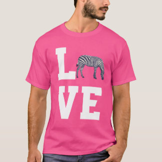 Älska Zebror flicka T Shirt