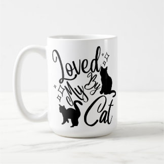 Älskad Av Min Katt Kaffemugg