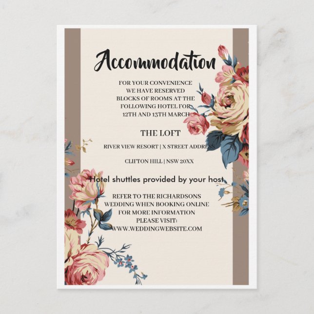 älskad Boendekort Meddelande Vykort (Framsida)