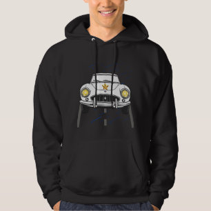 älskad klassisk bil hoodie