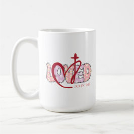 ÄLSKAD Kristus Johannes 3:16 Kaffemugg