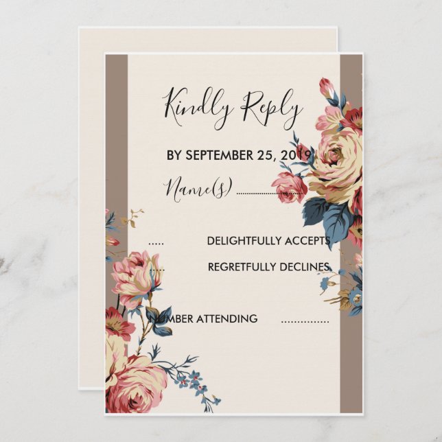 älskad OSA Inbjudningar (Fram/baksida)