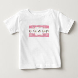 Älskad Pastellhjärtan & Prickar Söt T-Shirt