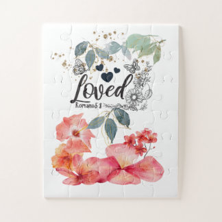 älskad pussel perfekt för valentin