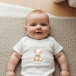 Älskad Utan Måtta Teddybjörn Nyfödd T Shirt